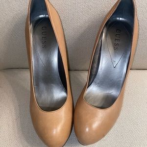 Tan Guess heels